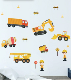 Trucks Fabric Wall Stickers